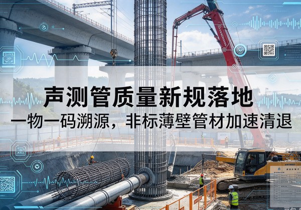 招远声测管质量新规落地，一物一码溯源，非标薄壁管材加速清退